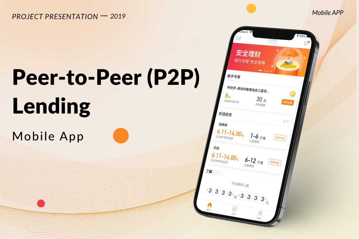 Financial P2P lending app